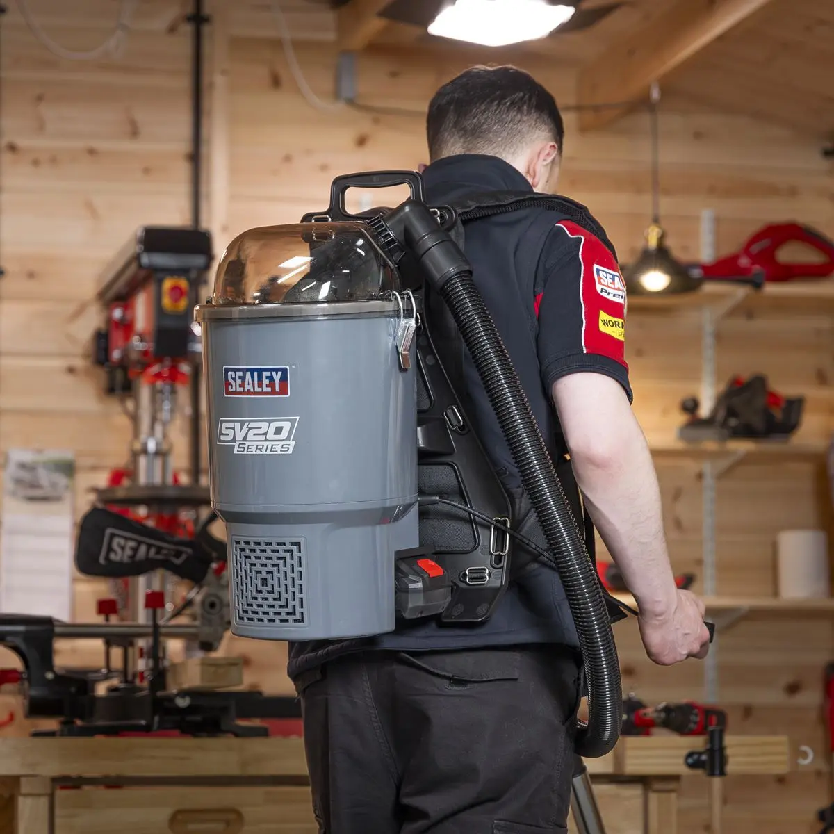 Sealey Cordless Backpack Vacuum Kit SV20 Series 40V - Image 11
