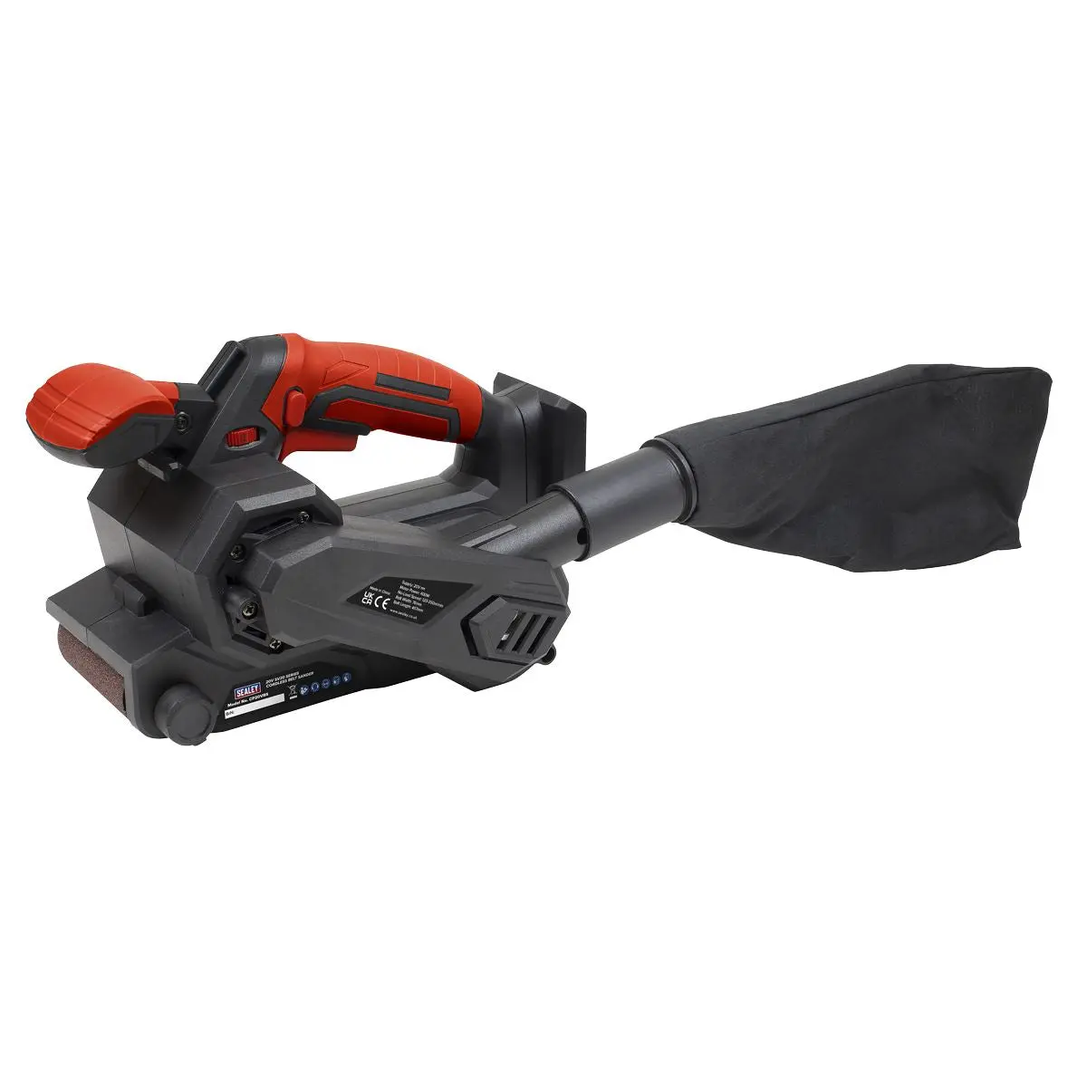Sealey Cordless Belt Sander 20V SV20 Series 76mm - Body Only - Image 3