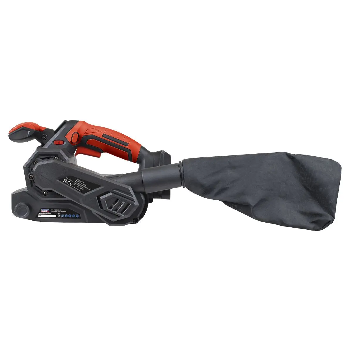 Sealey Cordless Belt Sander 20V SV20 Series 76mm - Body Only - Image 5