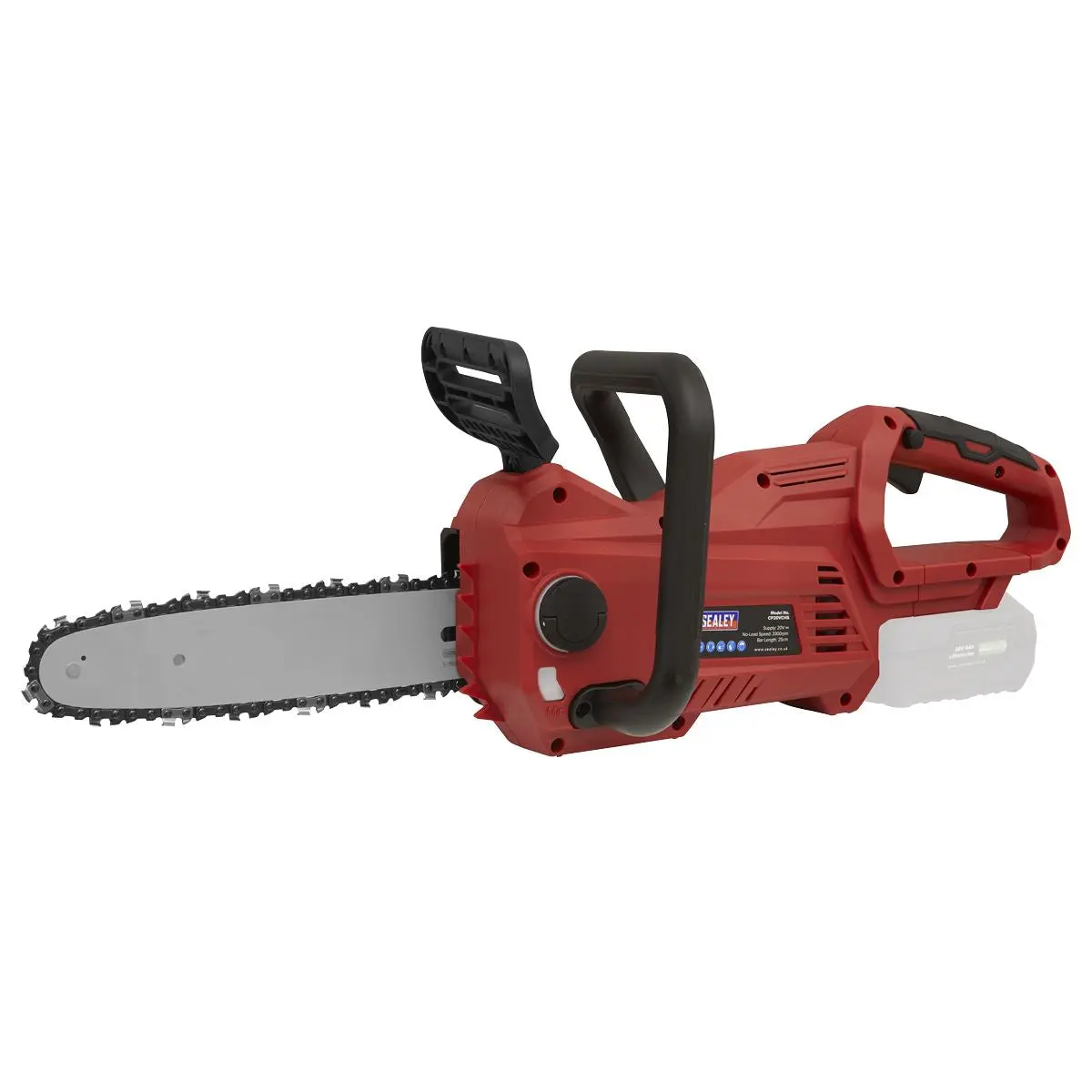 Sealey Cordless Chainsaw 25cm 20V 4Ah SV20 Series Kit -  2 Batteries - Image 9