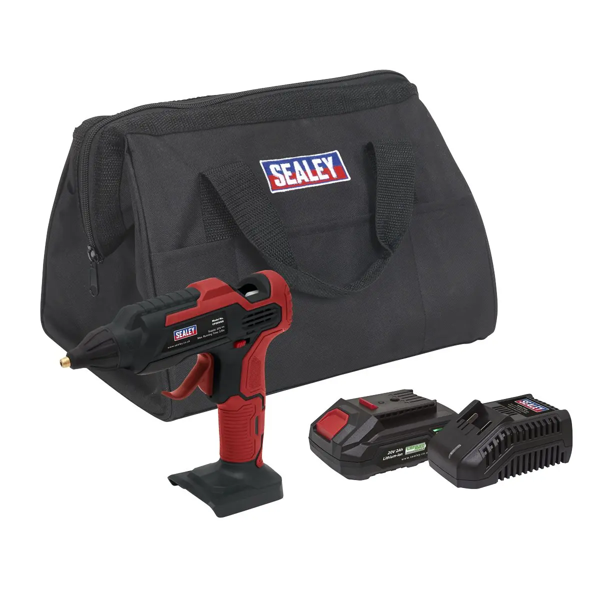 Sealey Cordless Glue Gun Kit 20V 2Ah SV20 Series