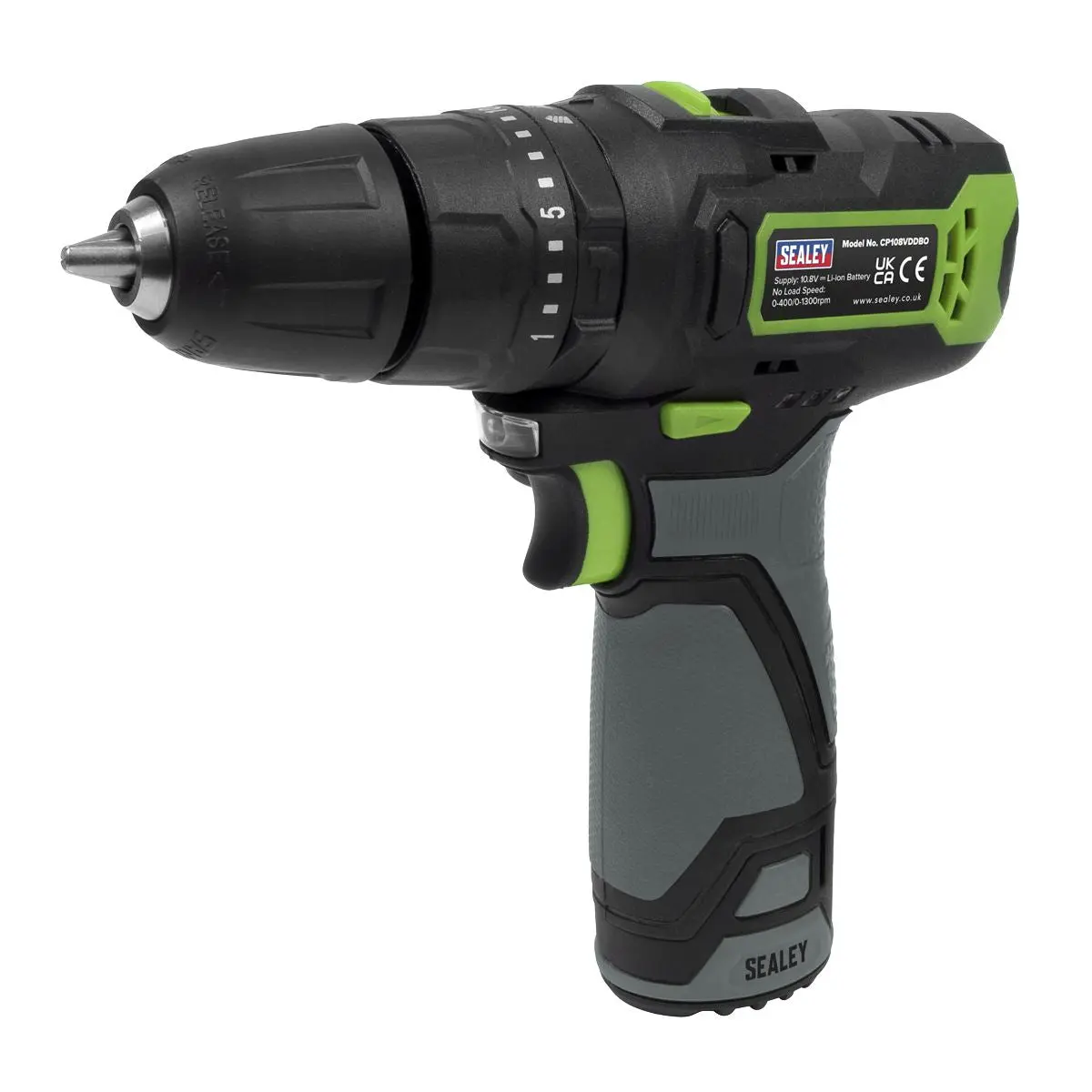 Sealey Cordless Combi Drill Ø10mm 10.8V SV10.8 Series - Body Only - Image 4