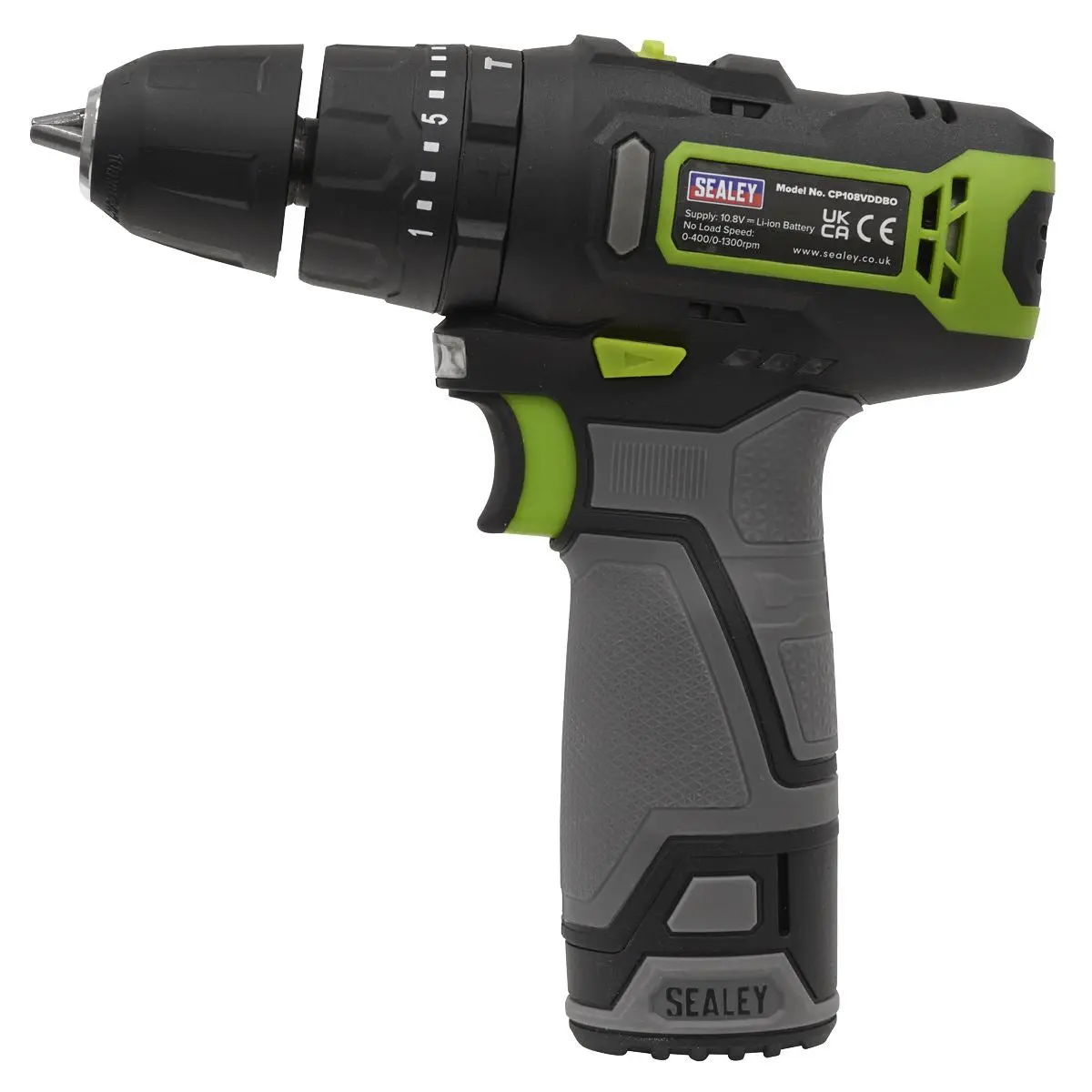 Sealey Cordless Combi Drill Ø10mm 10.8V SV10.8 Series - Body Only - Image 7