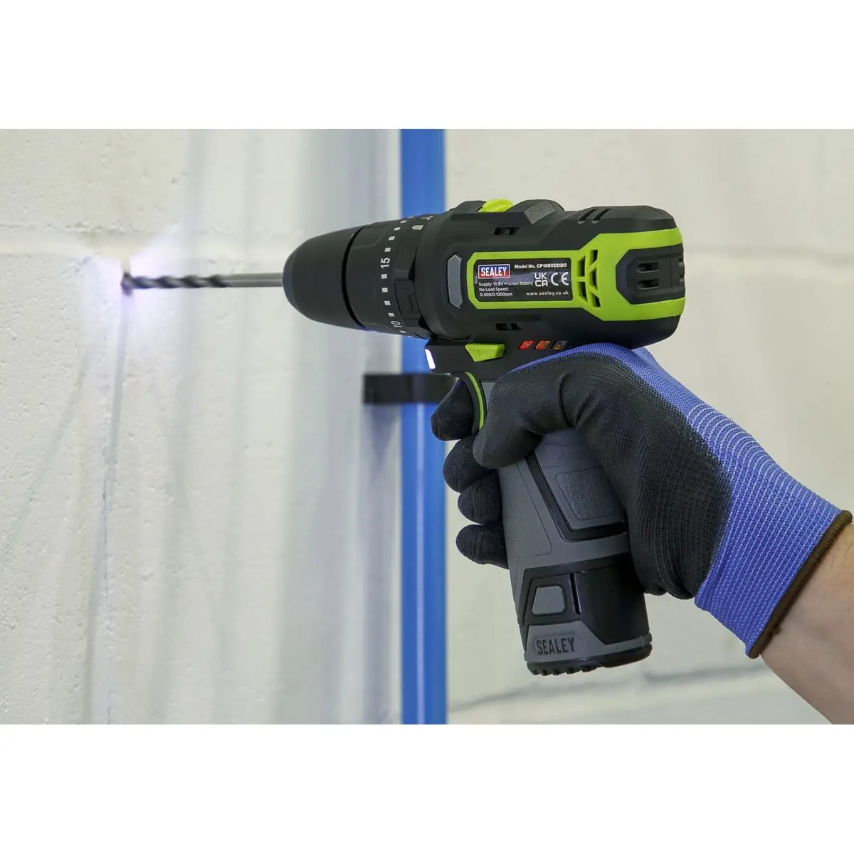 Sealey Cordless Combi Drill Ø10mm 10.8V SV10.8 Series - Body Only - Image 9