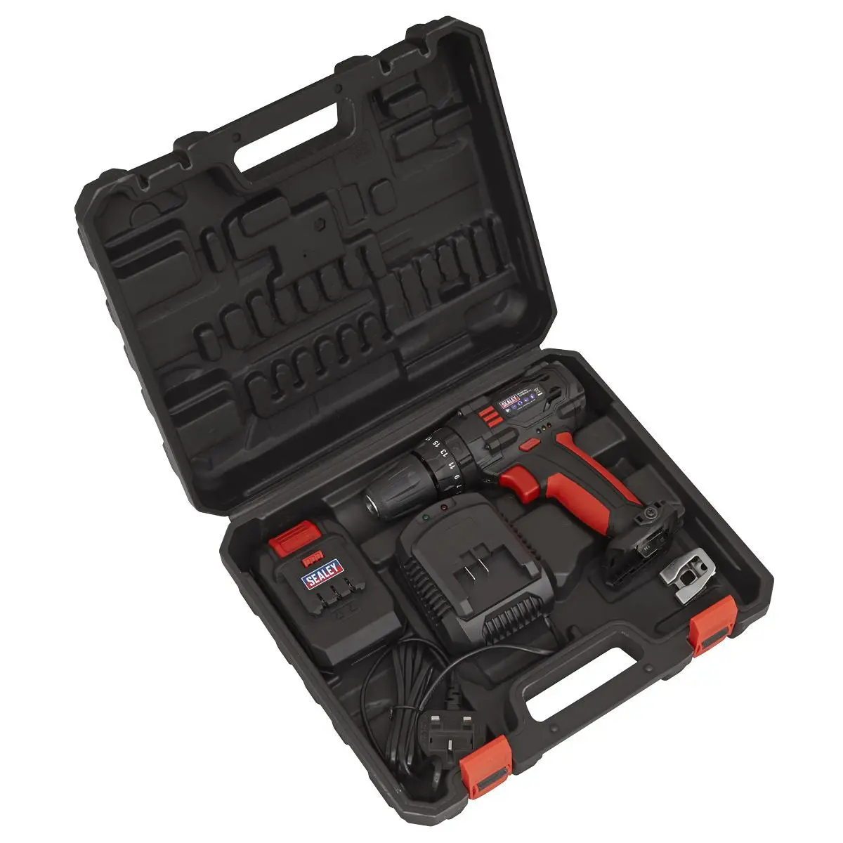 Sealey 18V Ø10mm Cordless Combi Drill - Image 4