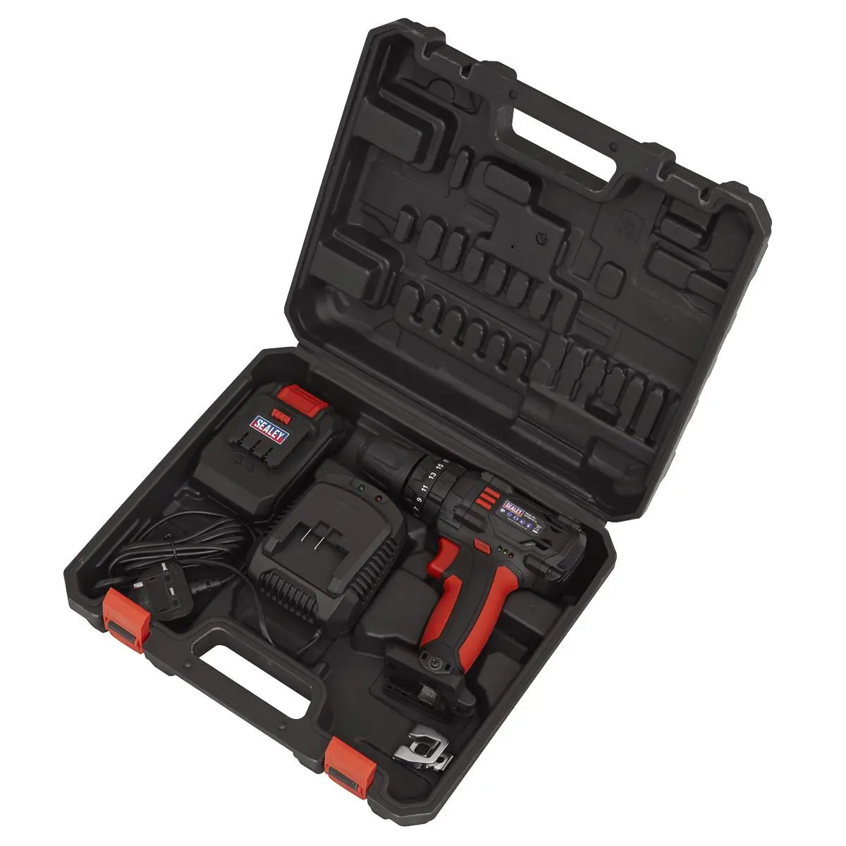 Sealey 18V Ø10mm Cordless Combi Drill - Image 7
