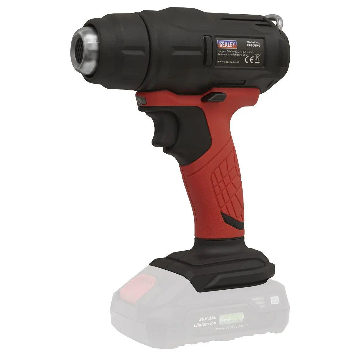 Sealey Cordless Hot Air Gun Kit 20V SV20 Series - 2 Batteries - Image 6