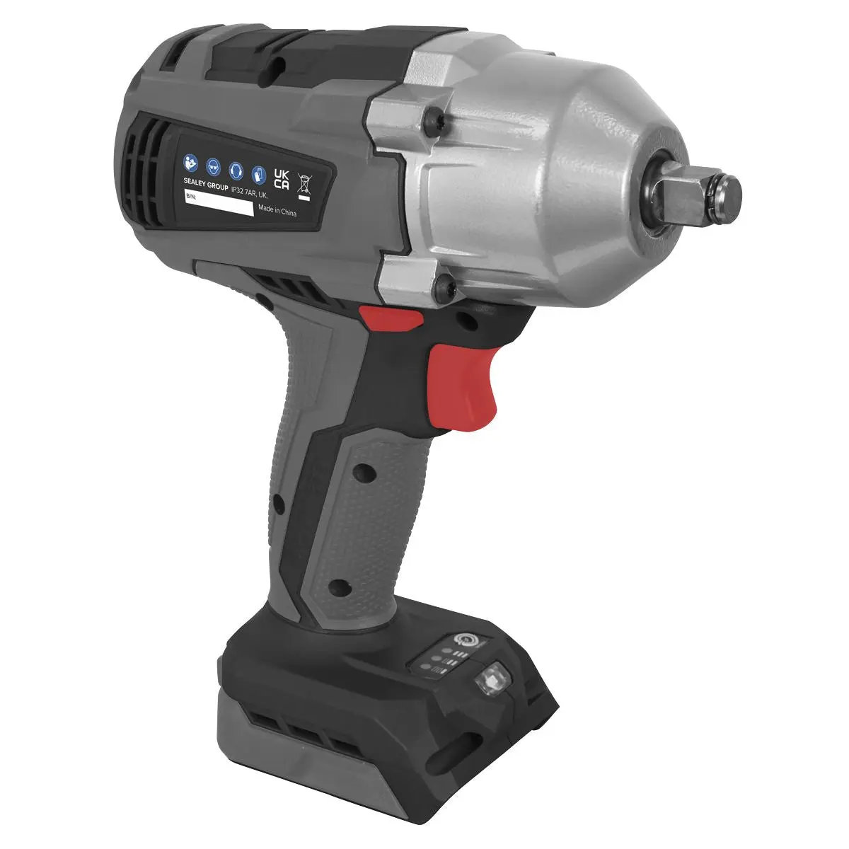 Sealey Cordless Impact Wrench 20V 1/2" Drive Brushless 700Nm Body Only - Image 8