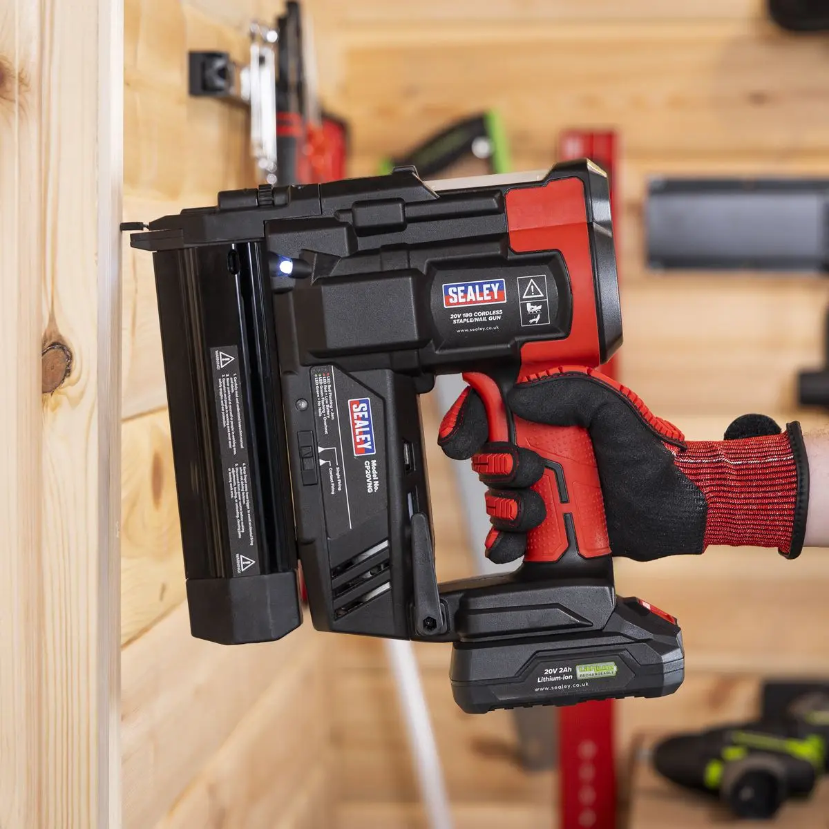 Sealey SV20 Series 18G Cordless Nail/Staple Gun 20V - Body Only - Image 12