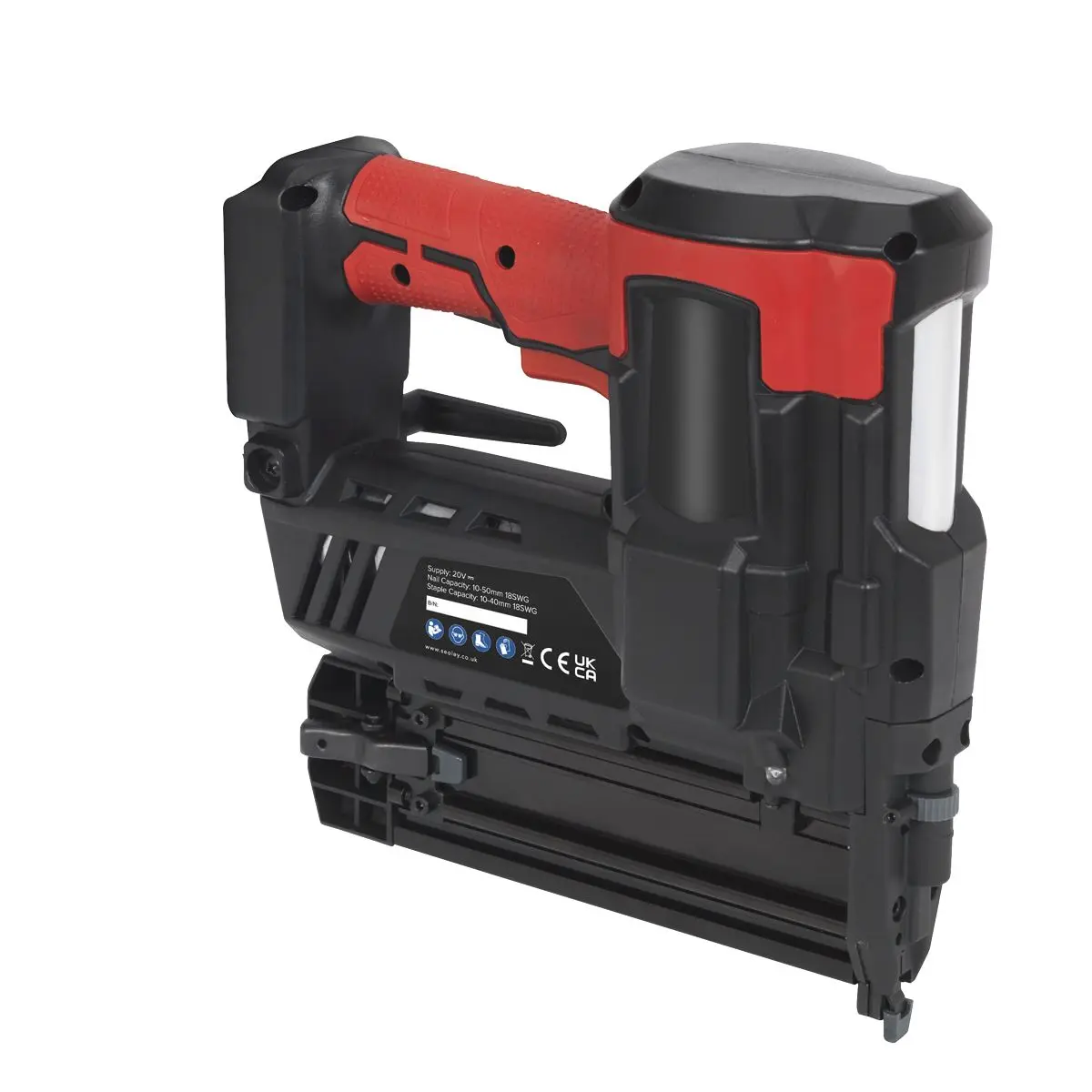 Sealey SV20 Series 18G Cordless Nail/Staple Gun 20V - Body Only - Image 4