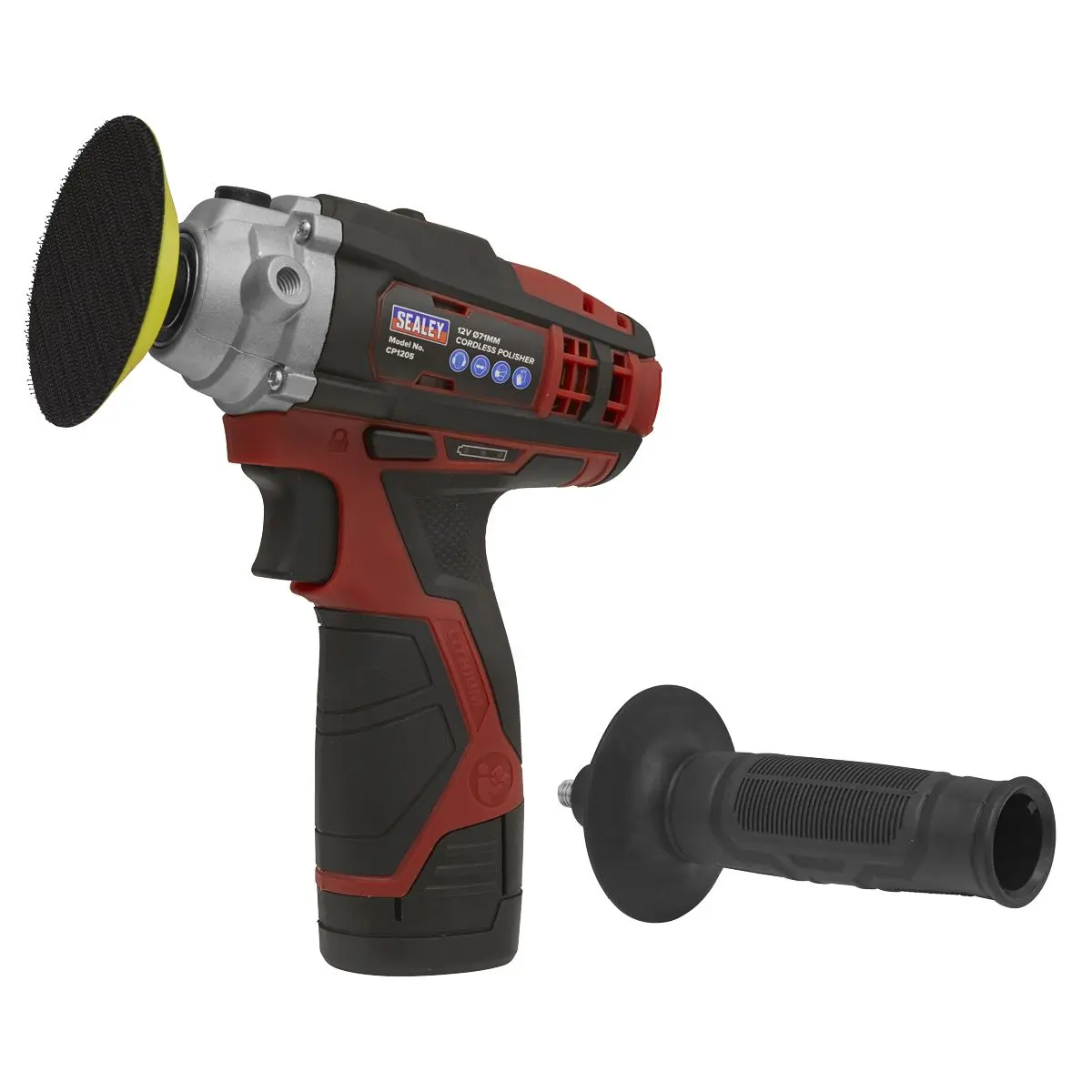 Sealey Cordless Polisher Ø71mm 12V SV12 Series - Body Only - Image 8
