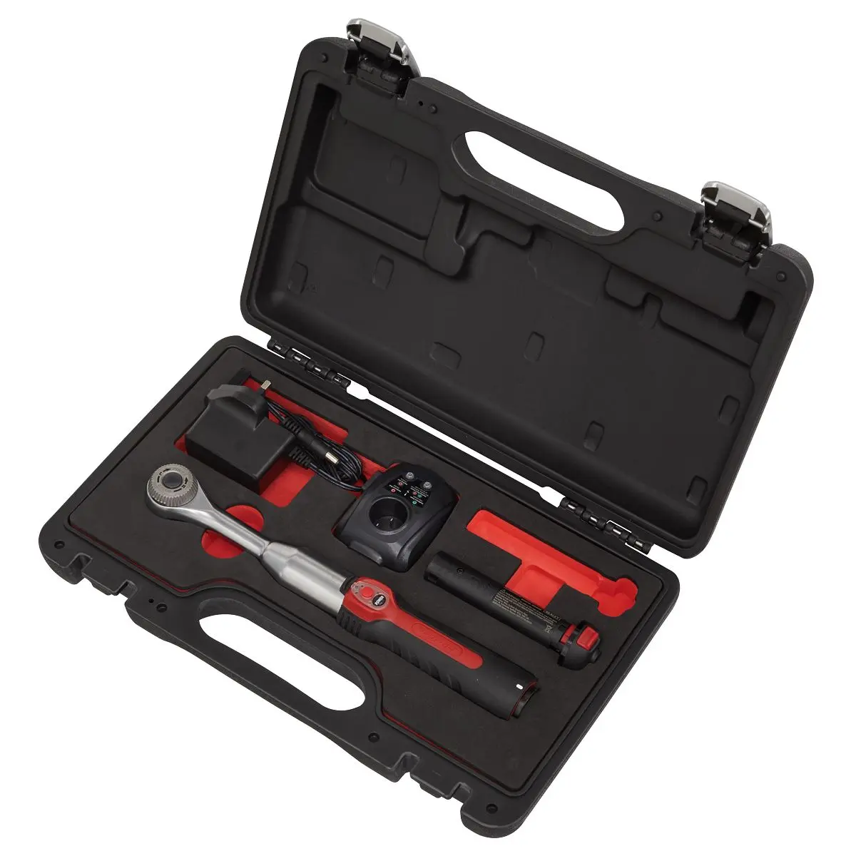 Sealey Cordless Power Speed Ratchet Wrench Kit 3/8" Drive 60 Tooth in Case - Image 10