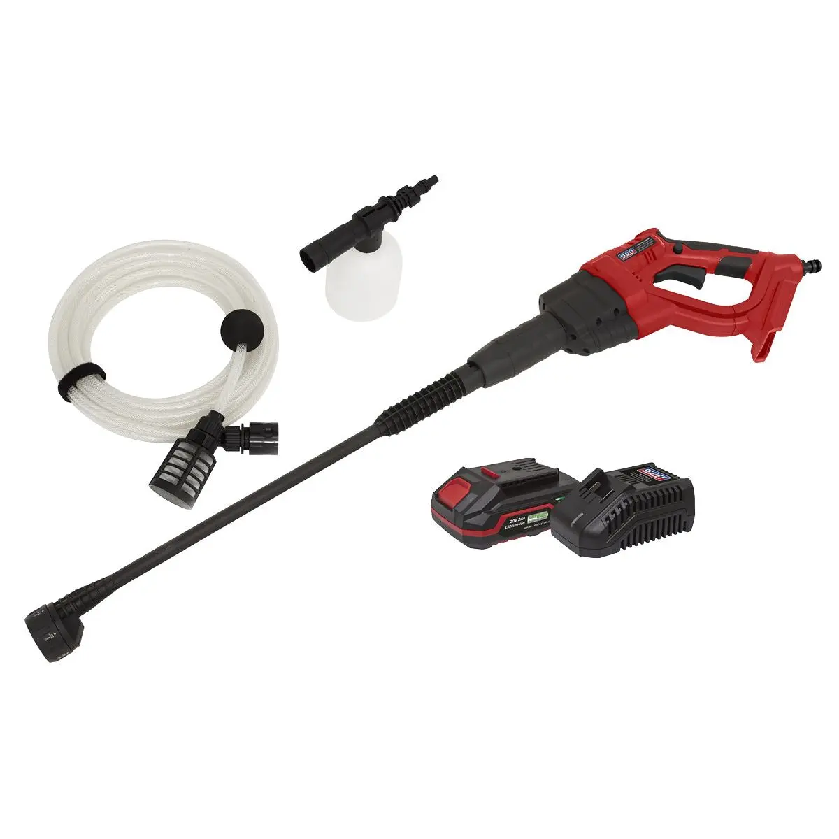 Sealey Cordless Pressure Washer 20V SV20 Series 2Ah - Image 2