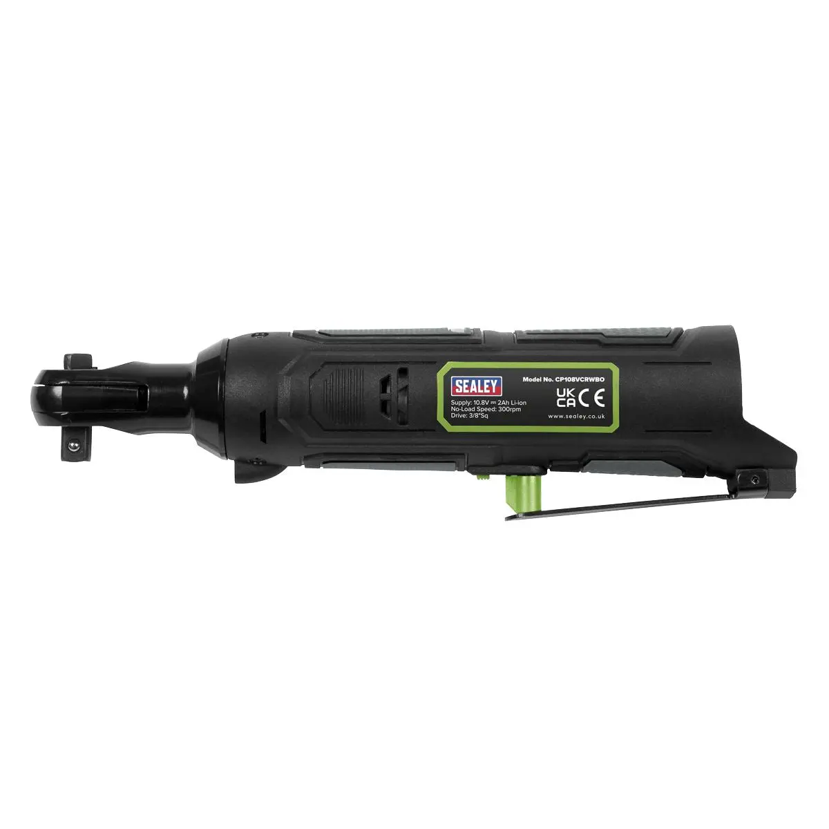 Sealey Cordless Ratchet Wrench 3/8"Sq Drive 10.8V SV10.8 Series - Body Only - Image 2