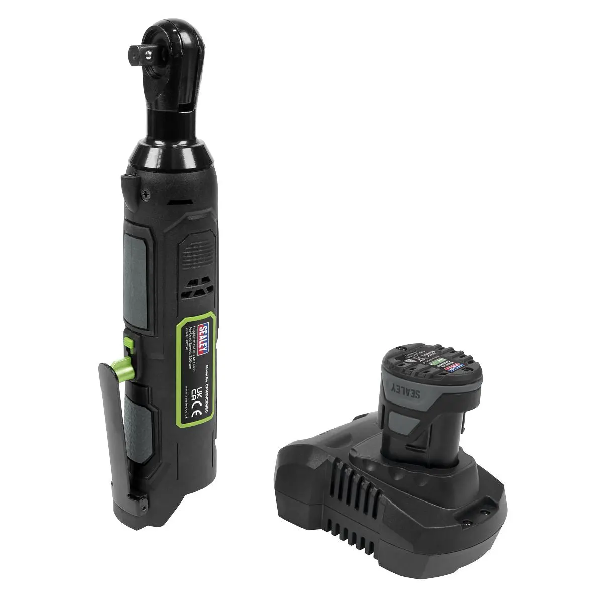 Sealey Cordless Ratchet Wrench 3/8"Sq Drive 10.8V SV10.8 Series - Body Only - Image 6