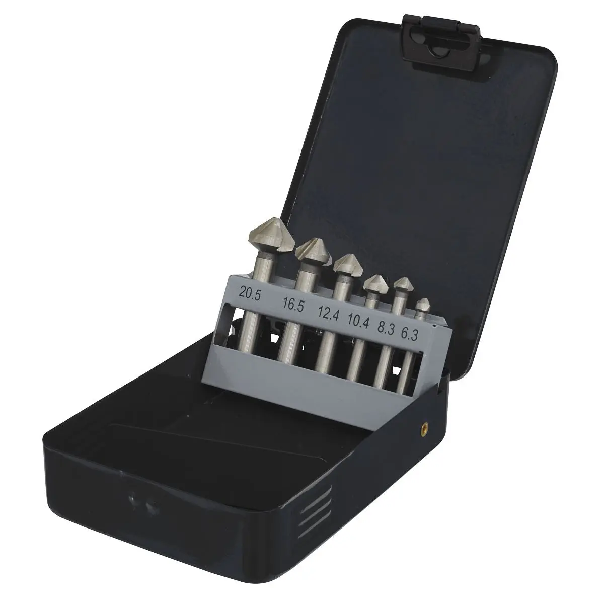 Sealey Countersink Bit Set 6pc - 3 x V Flutes - Image 3