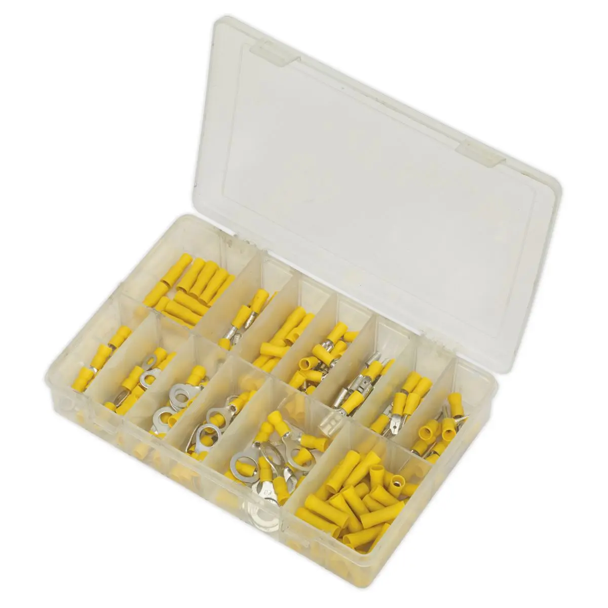 Sealey Crimp Terminal Assortment 140pc Yellow - Image 2