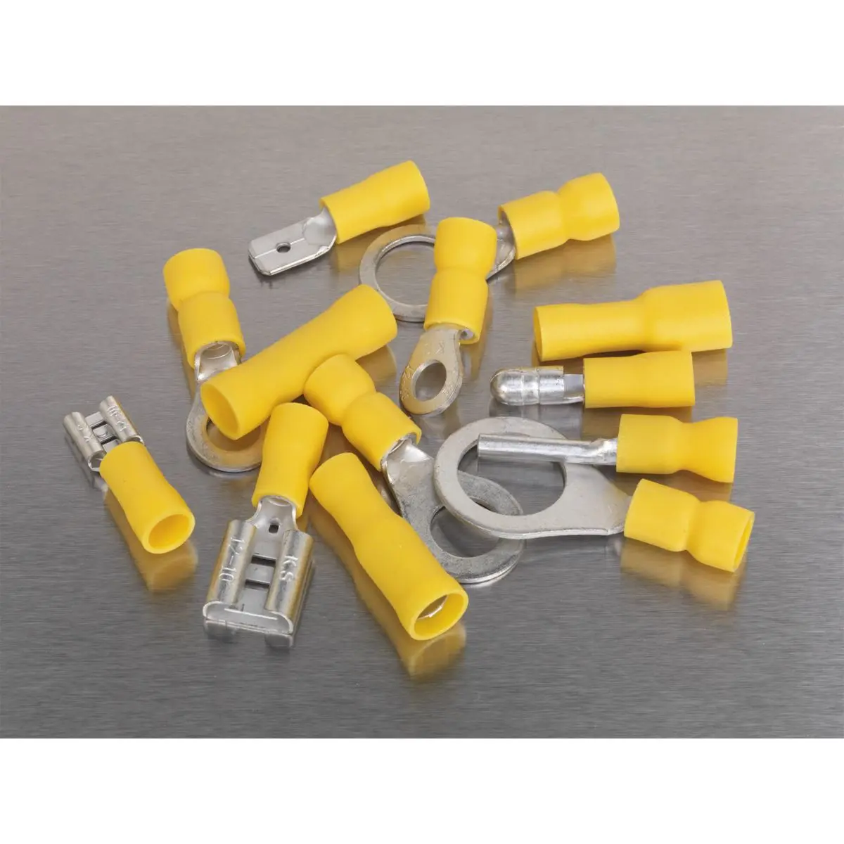 Sealey Crimp Terminal Assortment 140pc Yellow - Image 3