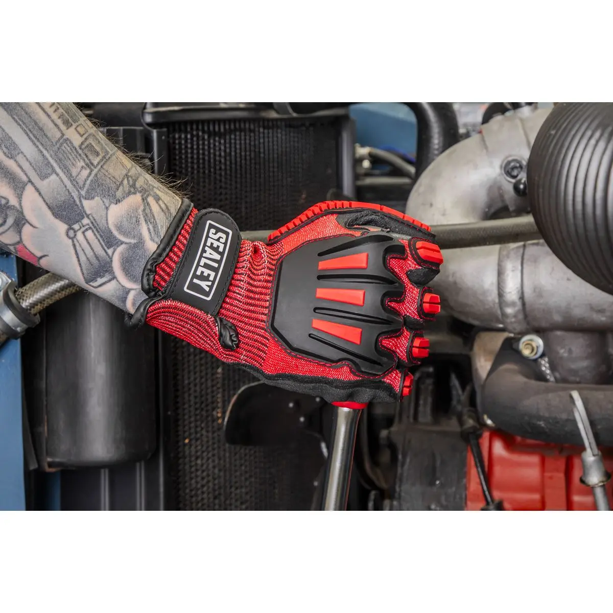 Sealey Cut & Impact Resistant Gloves - X-Large - Pair - Image 6