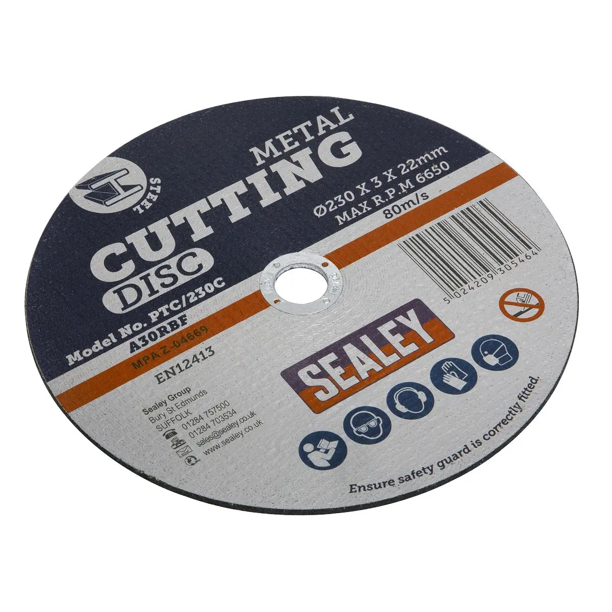 Sealey Cutting Disc Ø230 x 3mm 22mm Bore