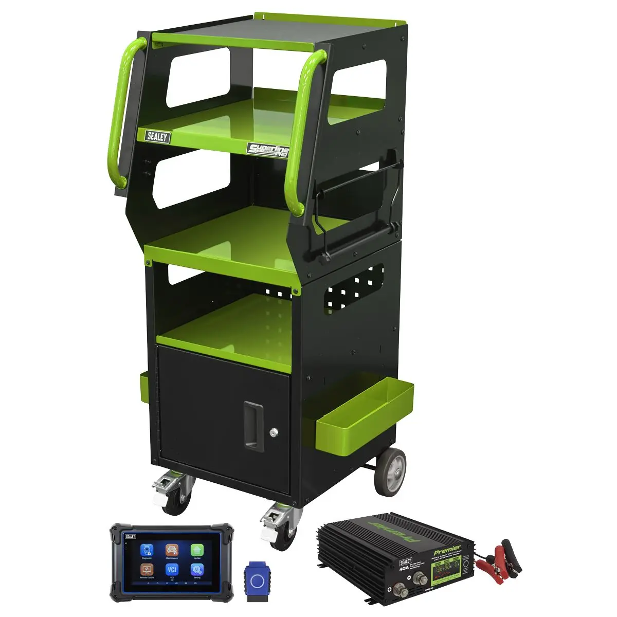 Sealey Diagnostic Support Station - Green