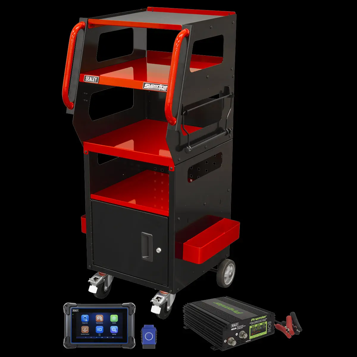Sealey Diagnostic Support Station - Red