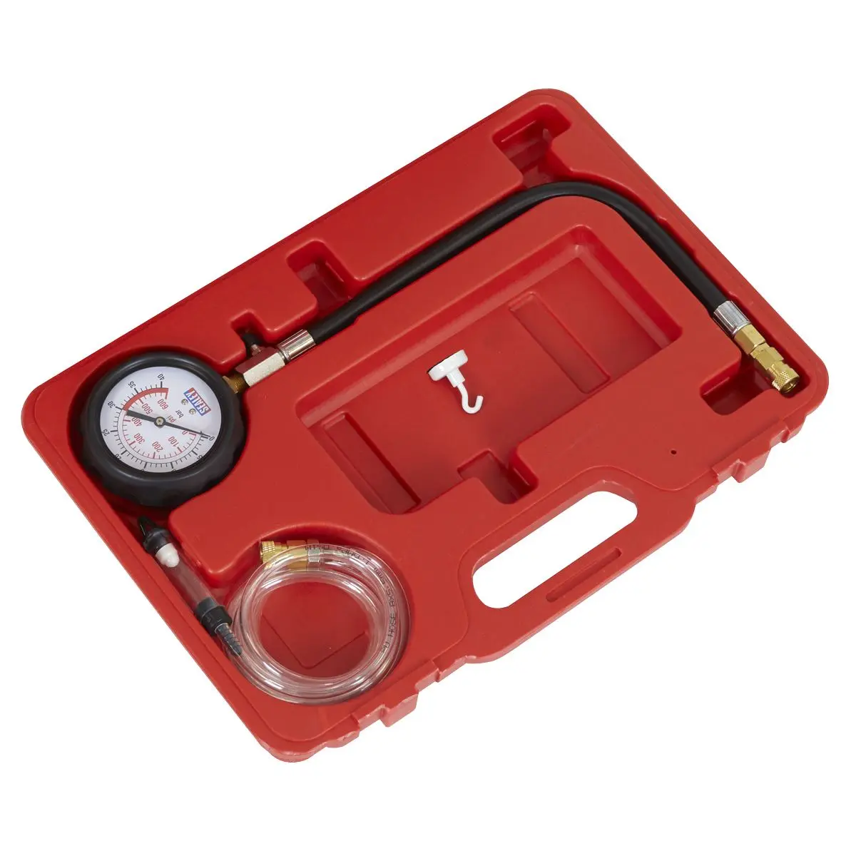 Sealey Diesel Compression Gauge, Hose & TDC Base Kit - Image 5