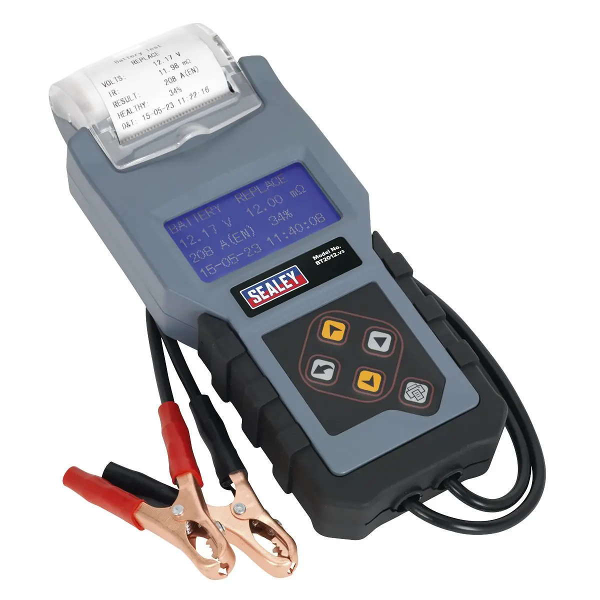 Sealey Digital Battery & Alternator Tester with Printer 12V