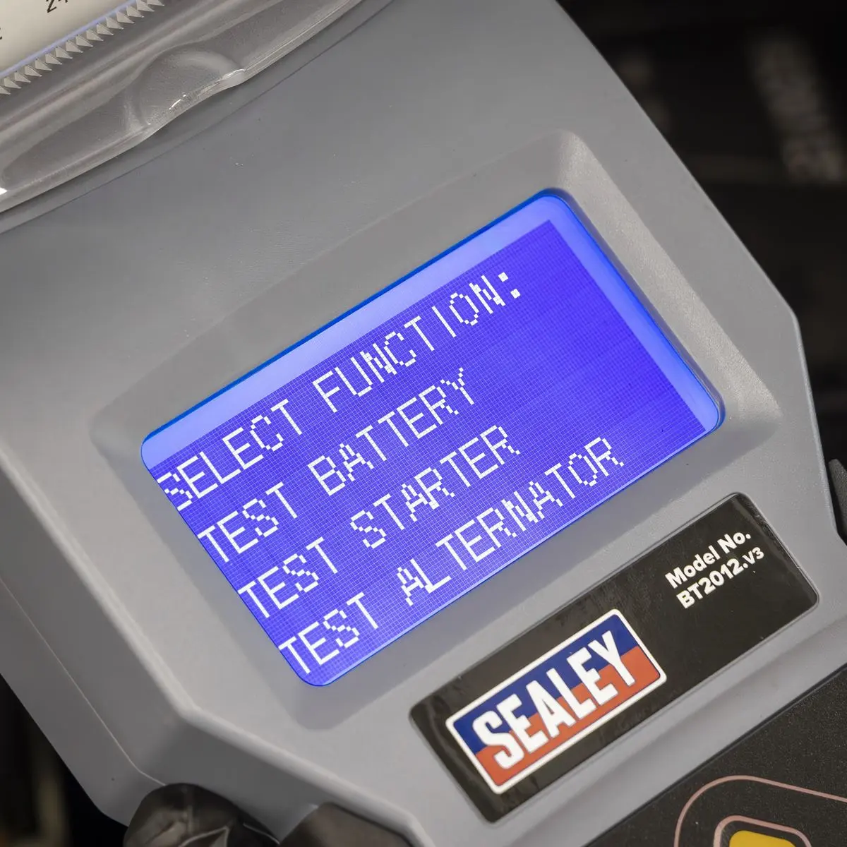 Sealey Digital Battery & Alternator Tester with Printer 12V - Image 6