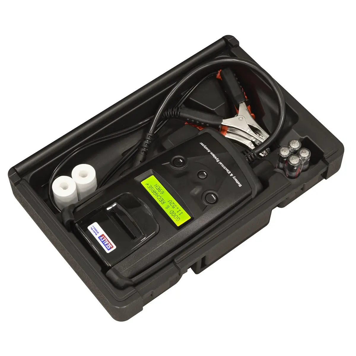 Sealey 6/12/24V Digital Battery & Alternator Tester with Printer - Image 5
