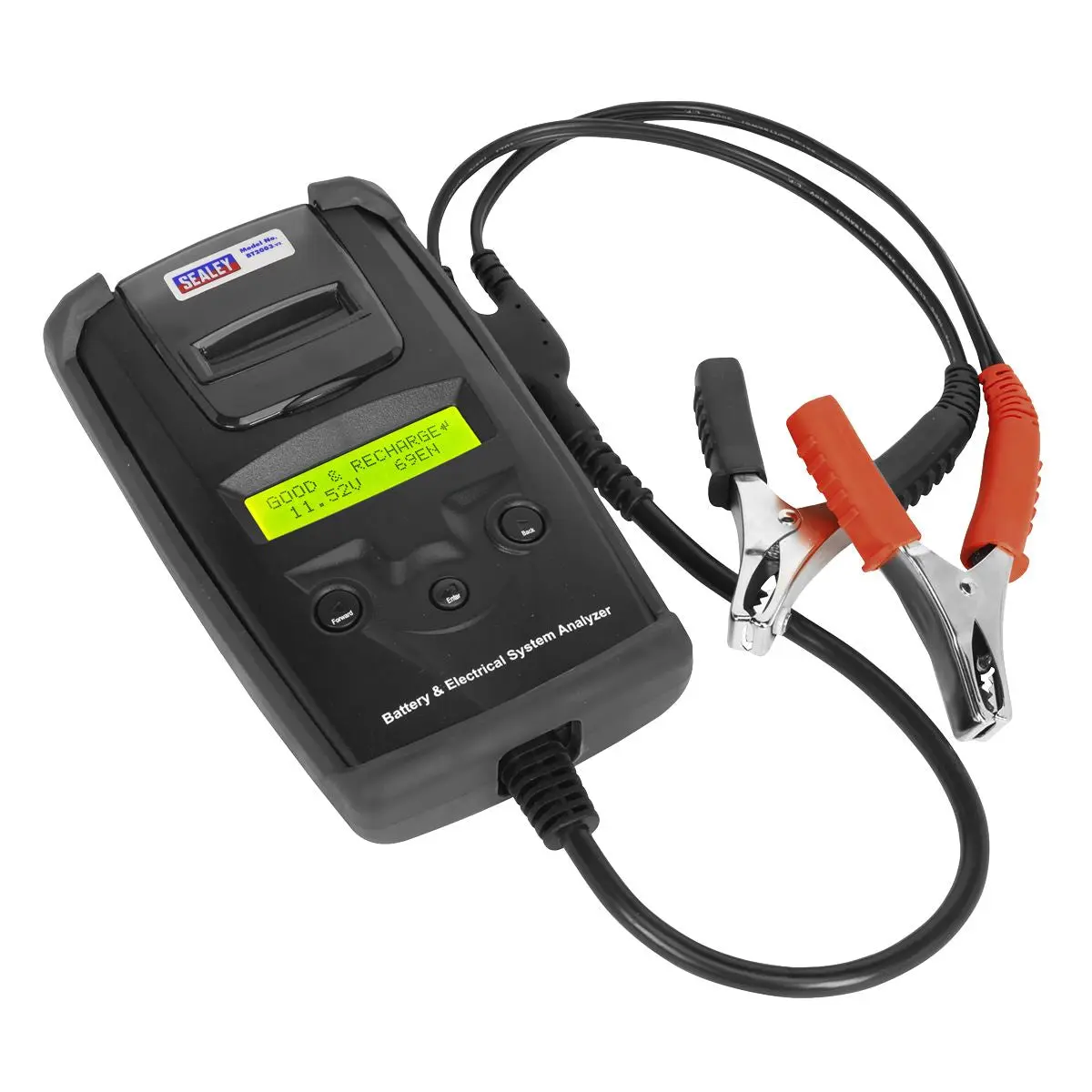 Sealey 6/12/24V Digital Battery & Alternator Tester with Printer - Image 6