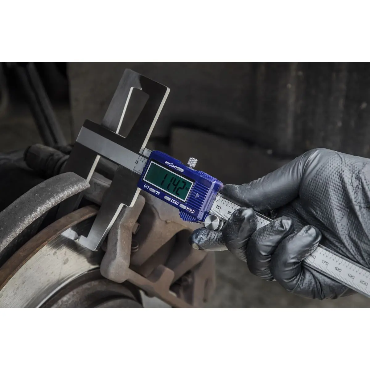 Sealey Digital Brake Disc & Drum Caliper 300mm/12 - Image 4