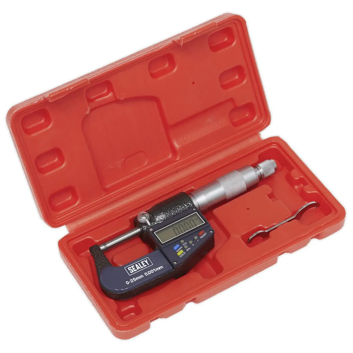 Sealey Digital External Micrometer 0-25mm(0-1") - Image 6