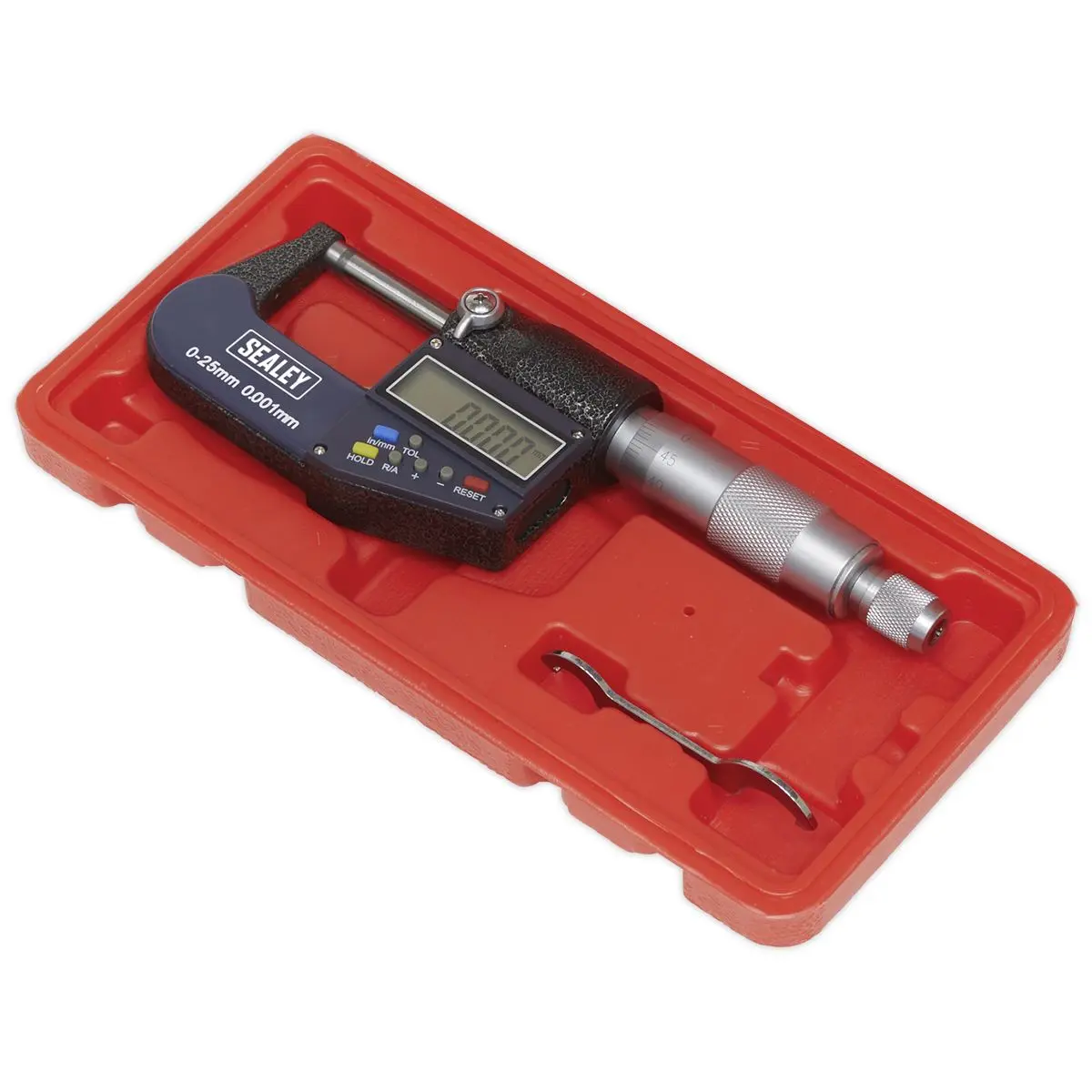 Sealey Digital External Micrometer 0-25mm(0-1") - Image 8
