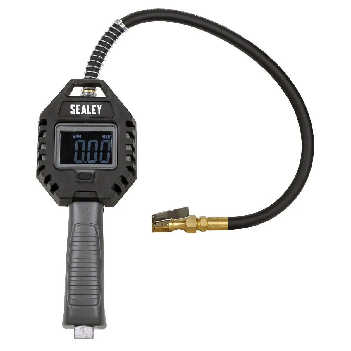 Sealey Digital Tyre Inflator with Clip-On Connector Rechargeable - Image 3