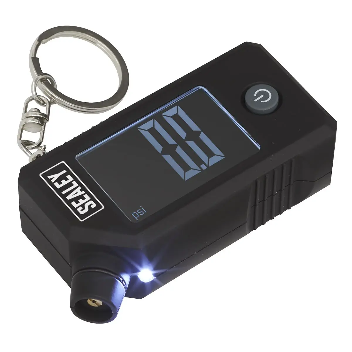 Sealey Digital Tyre Pressure and Tread Depth Gauge with LED Display on Keychain - Image 8