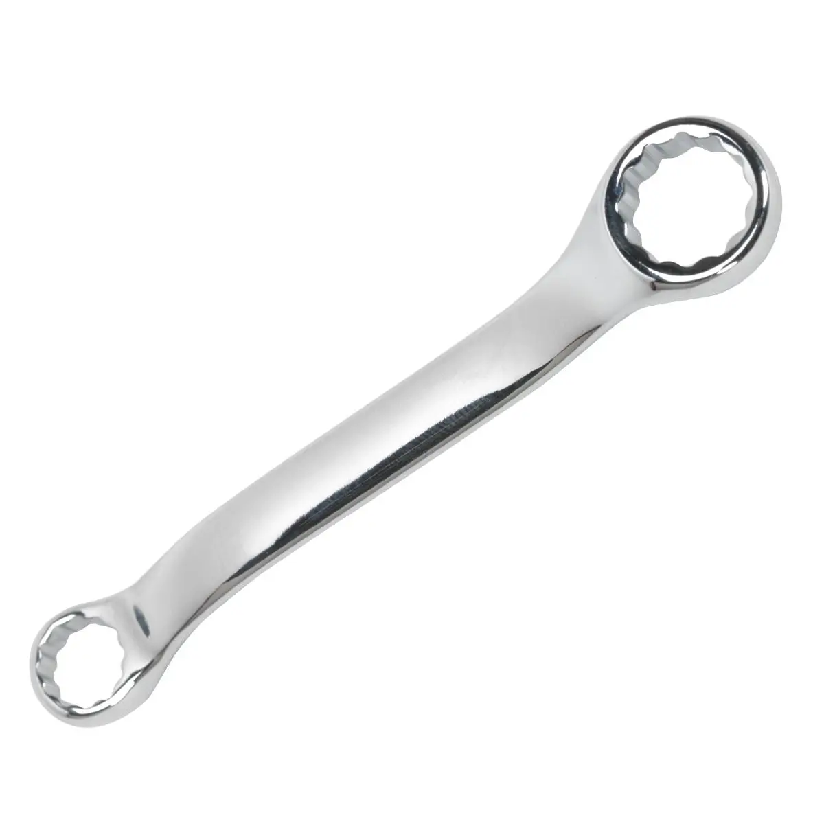Sealey Offset Stubby Ring Rowing Spanner 10mm x 13mm Double End Rigger Jigger - Image 7