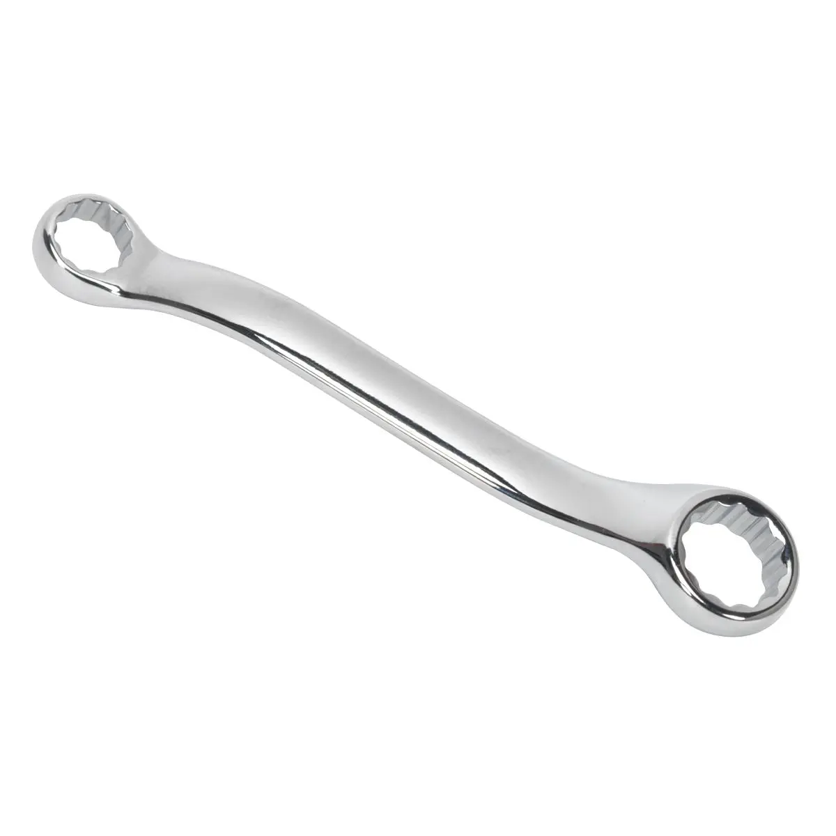 Sealey Offset Stubby Ring Rowing Spanner 10mm x 13mm Double End Rigger Jigger - Image 8