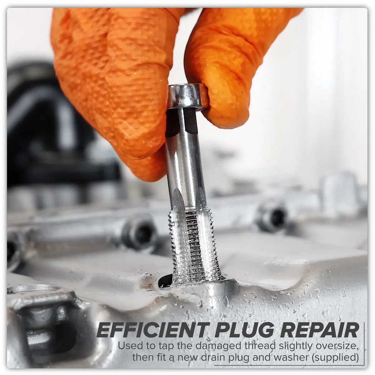 Sealey Drain Plug Thread Repair Set - Image 13