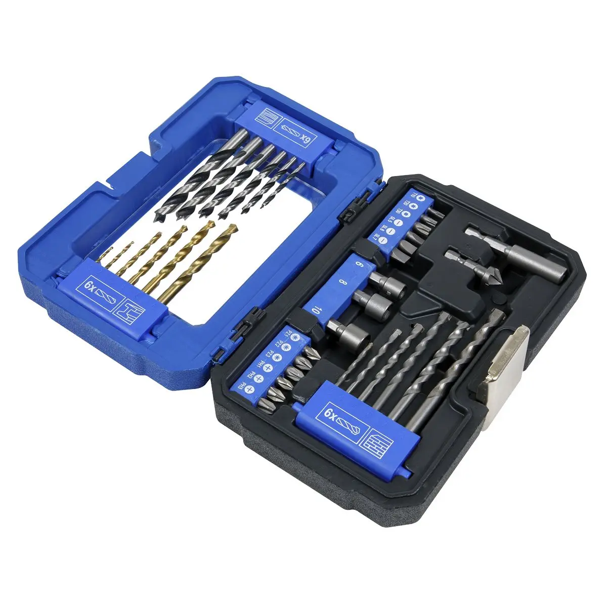 Sealey Drill & Bit Accessory Set 35pc - Image 5