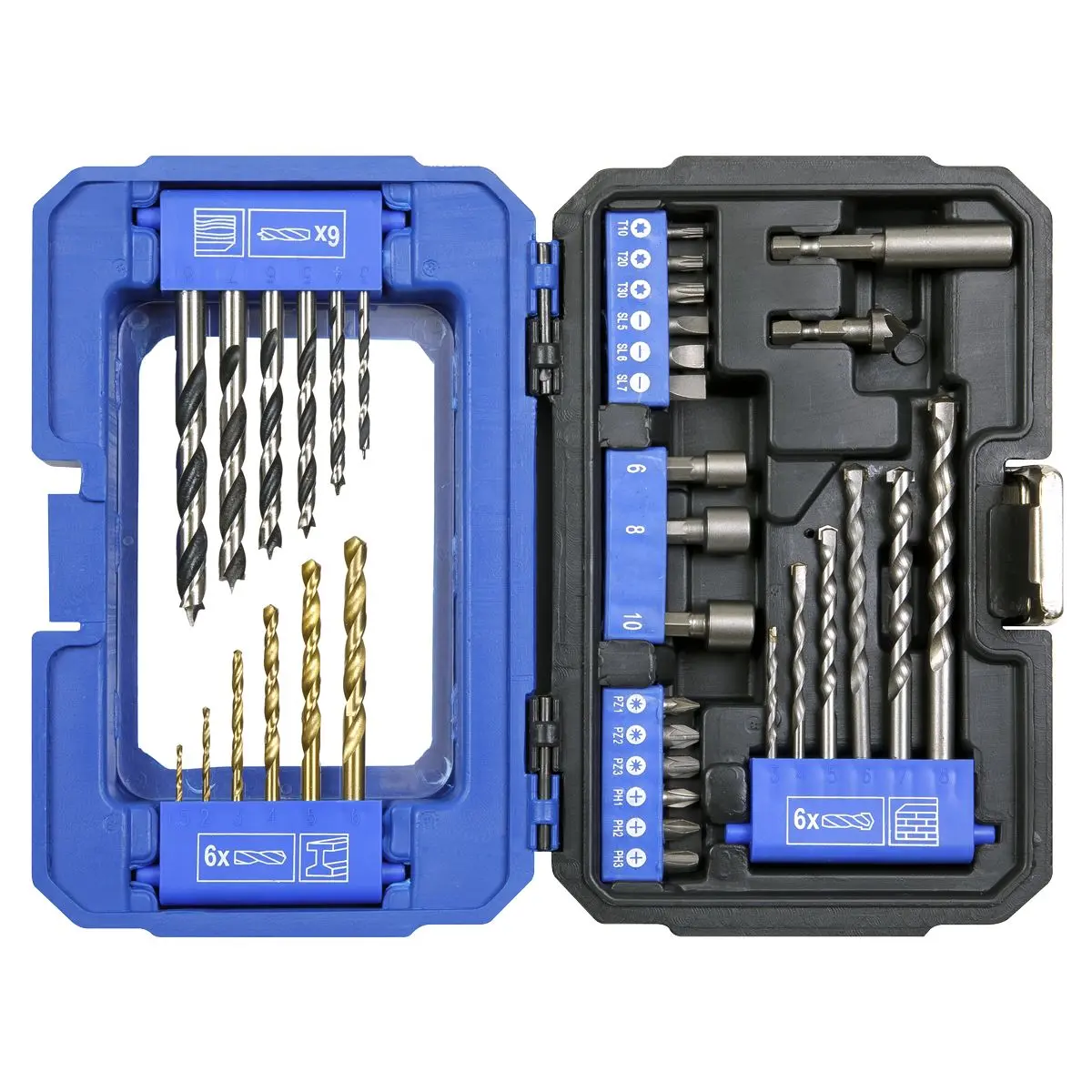 Sealey Drill & Bit Accessory Set 35pc - Image 6