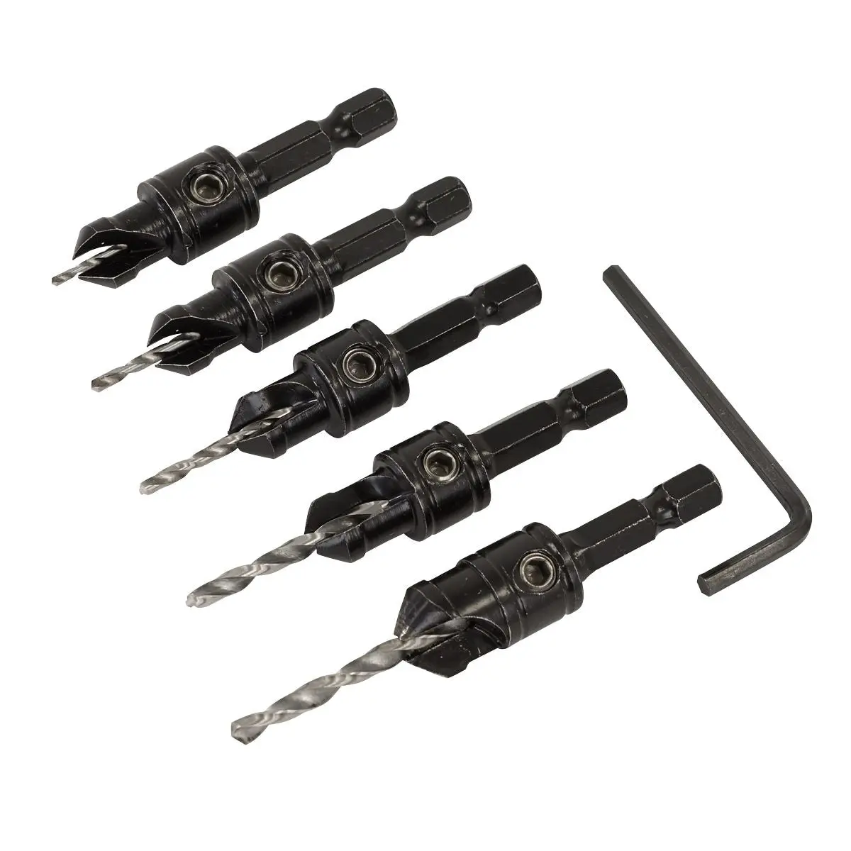 Sealey Drill Bit Set Countersink 5pc