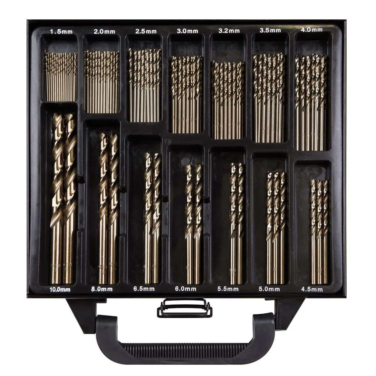 Sealey Drill Bit Set HSS Cobalt Fully Ground 99pc - Image 2