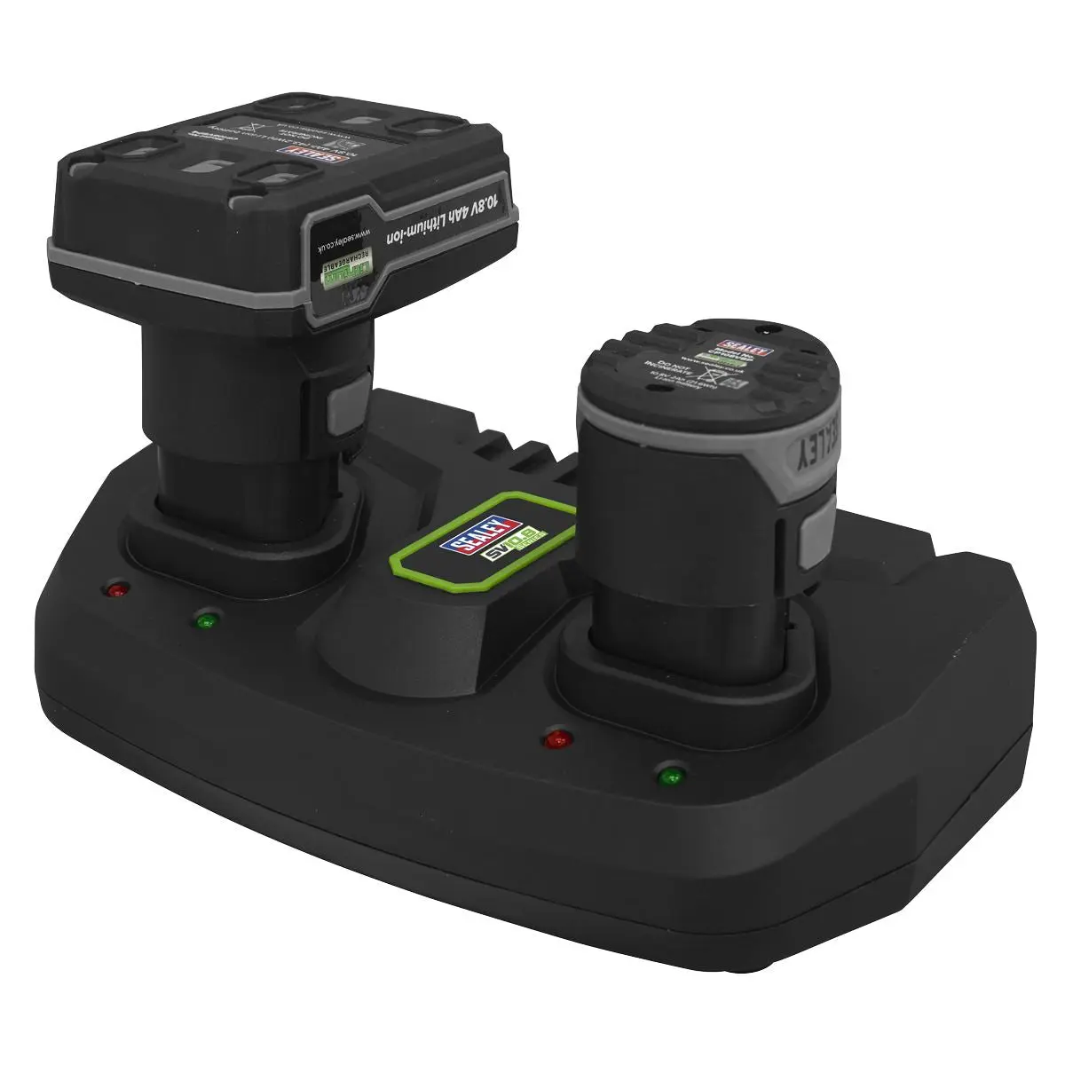 Sealey Dual Battery Charger for 10.8V Lithium-ion SV10.8 Series - Image 8