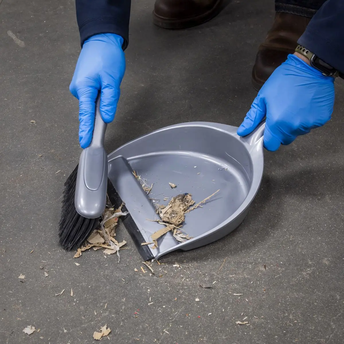 Sealey Dustpan & Brush Set Composite - Image 4
