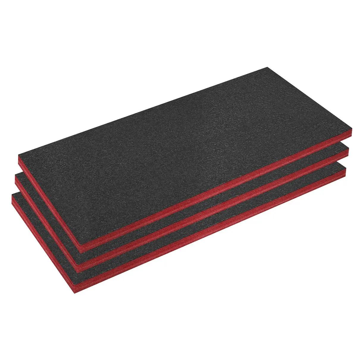 Sealey Easy Peel Shadow Foam® Red/Black 50mm - Pack of 3
