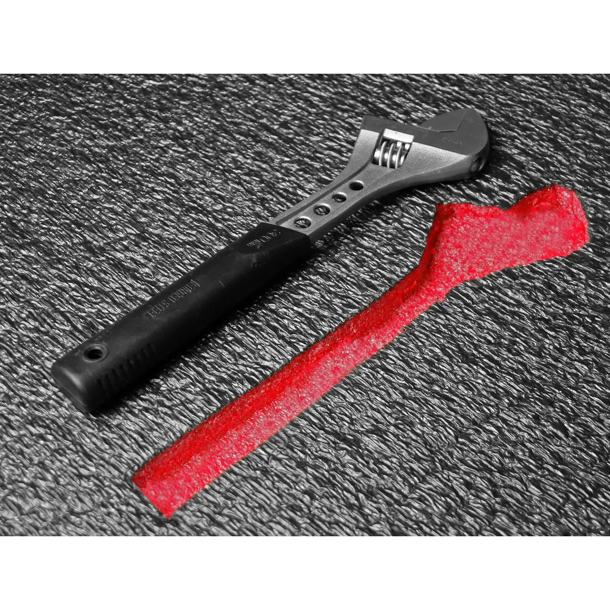 Sealey Easy Peel Shadow Foam® Red/Black 50mm - Pack of 3 - Image 6