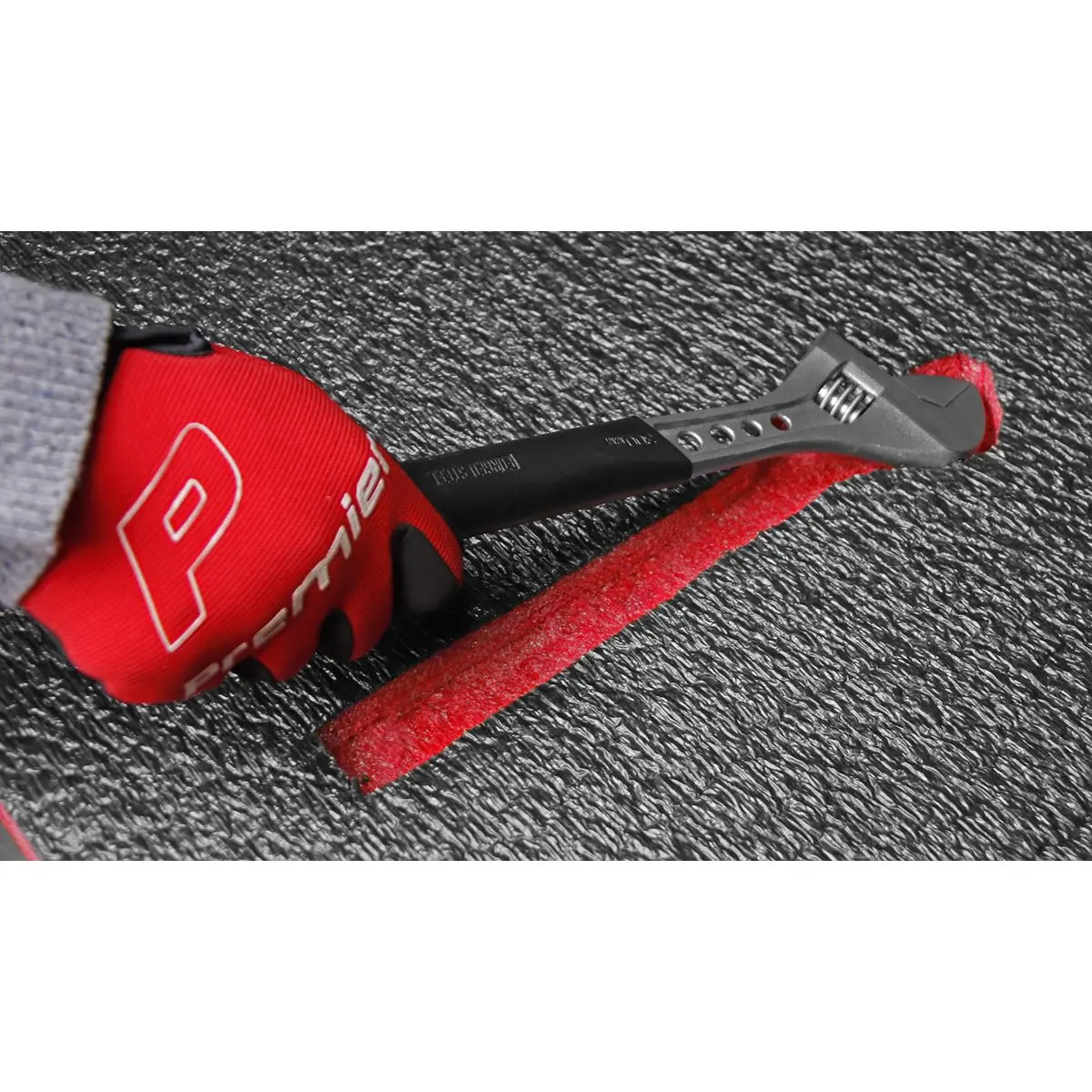 Sealey Easy Peel Shadow Foam® Red/Black 50mm - Pack of 3 - Image 9