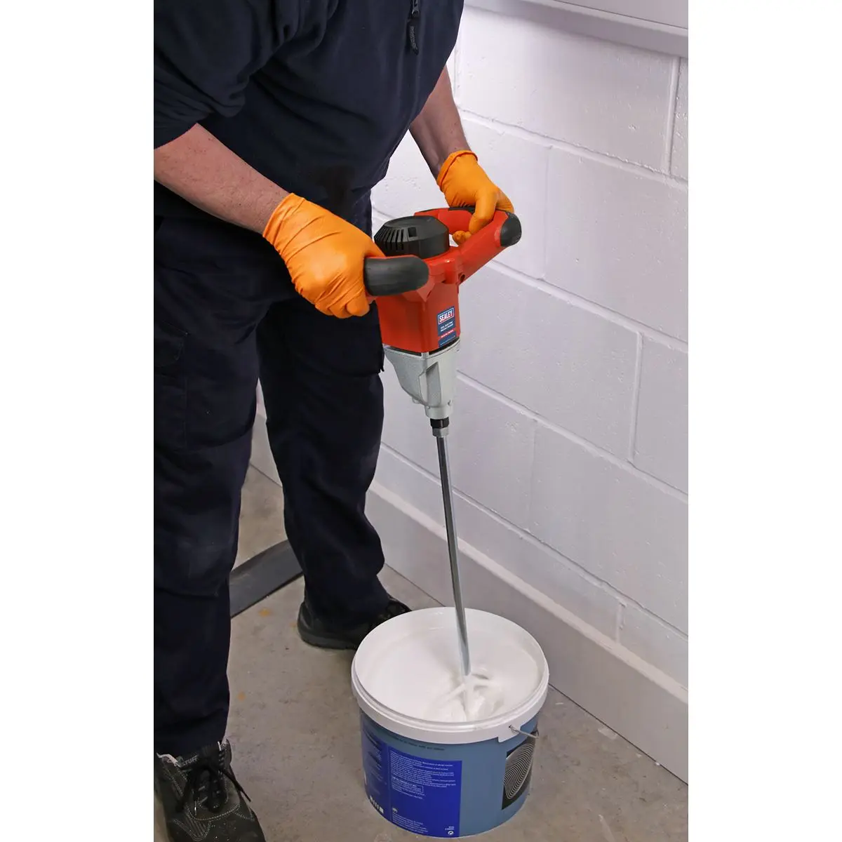 Sealey Electric Paddle Mixer 120L 1400W/230V - Image 7