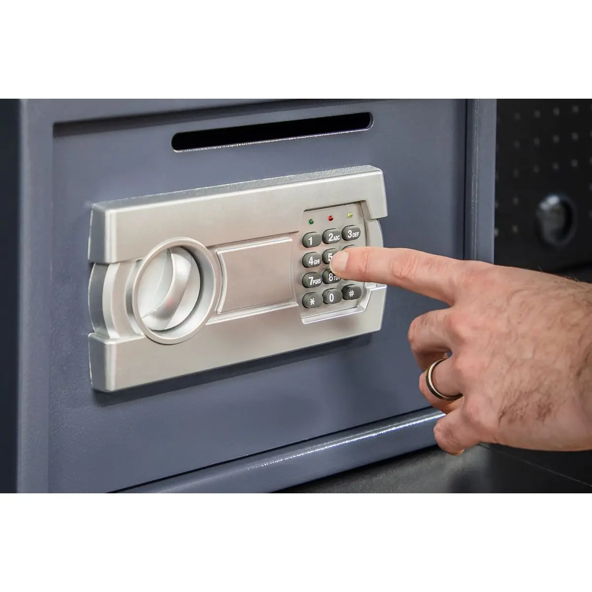 Sealey Electronic Combination Security Safe with Deposit Slot 350 x 250 x 250mm - Image 8